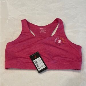 NWT Peloton Pink Strappy Sports Bra